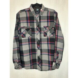 Burnside Men’s Flannel Size Large Plaid